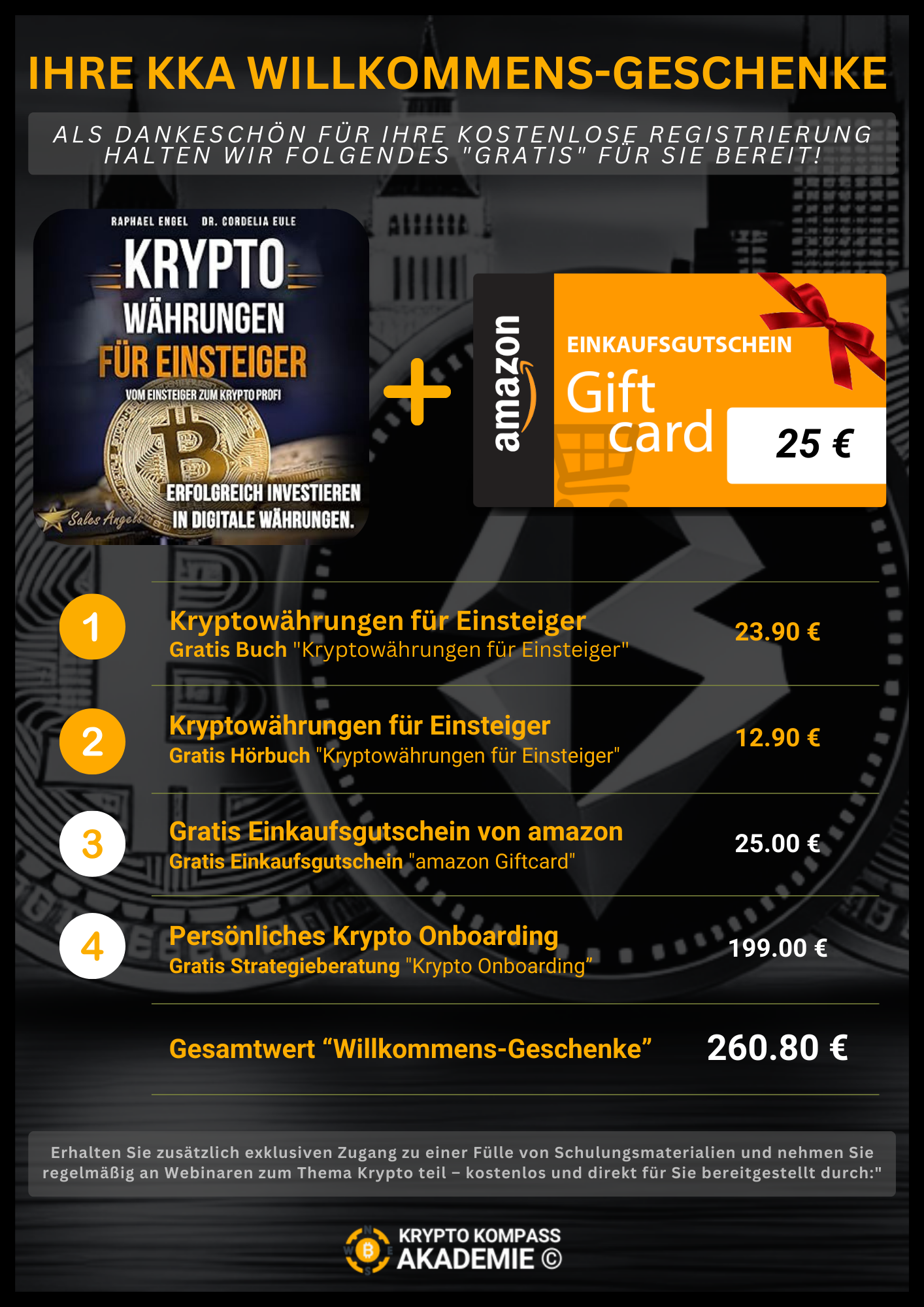 Krypto Kompass Akademie Angebot